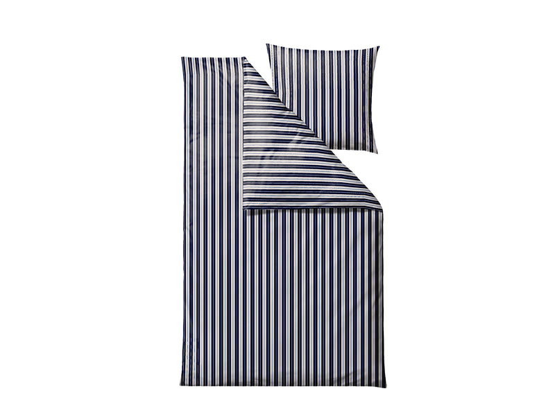Södahl Sengetøj 140 x 220 cm Flow Navy blue