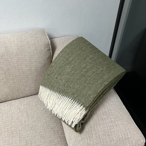 Uldplaid i 100% uld (140x200 cm)