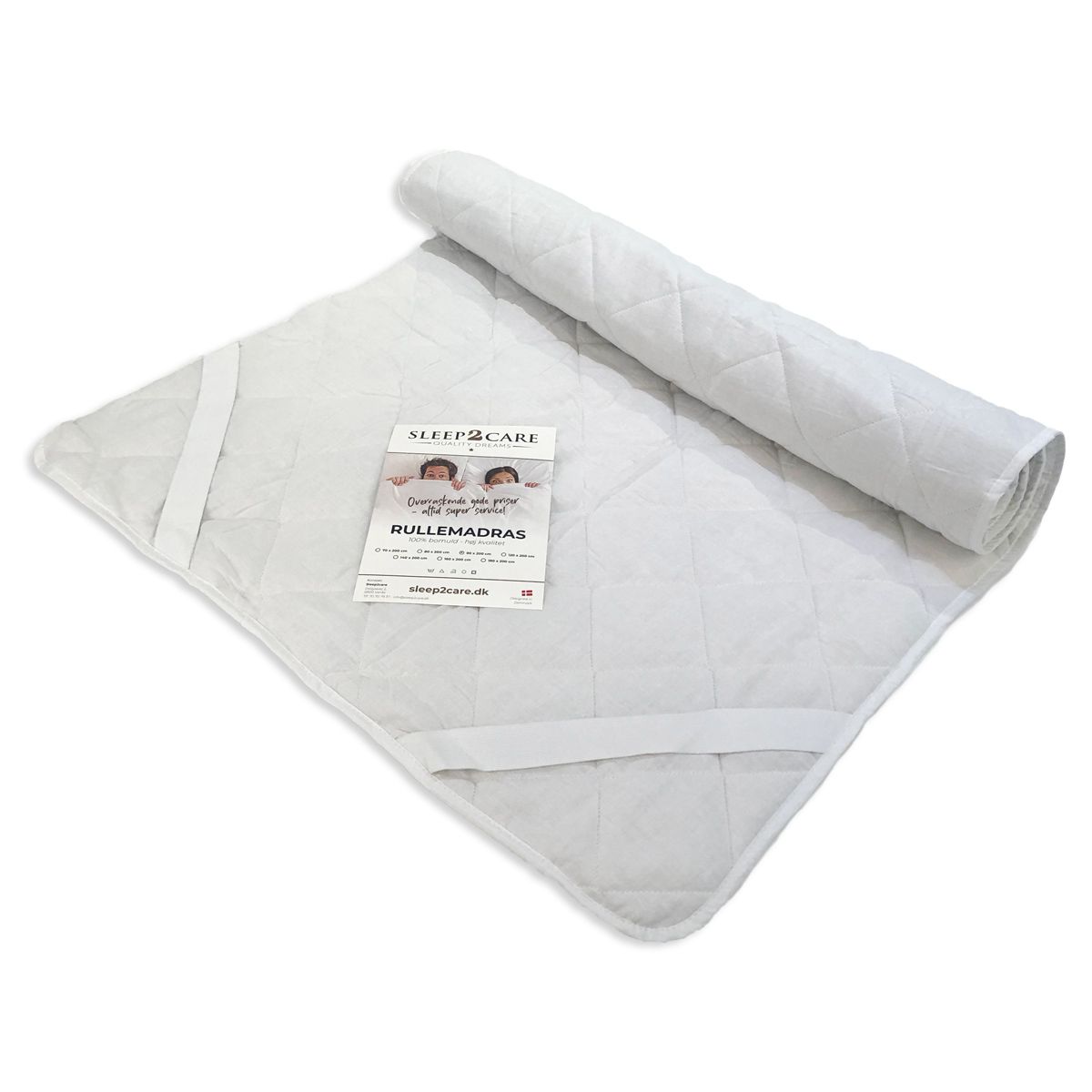 Rullemadras S2C - 100% bomuld - 70x200 cm